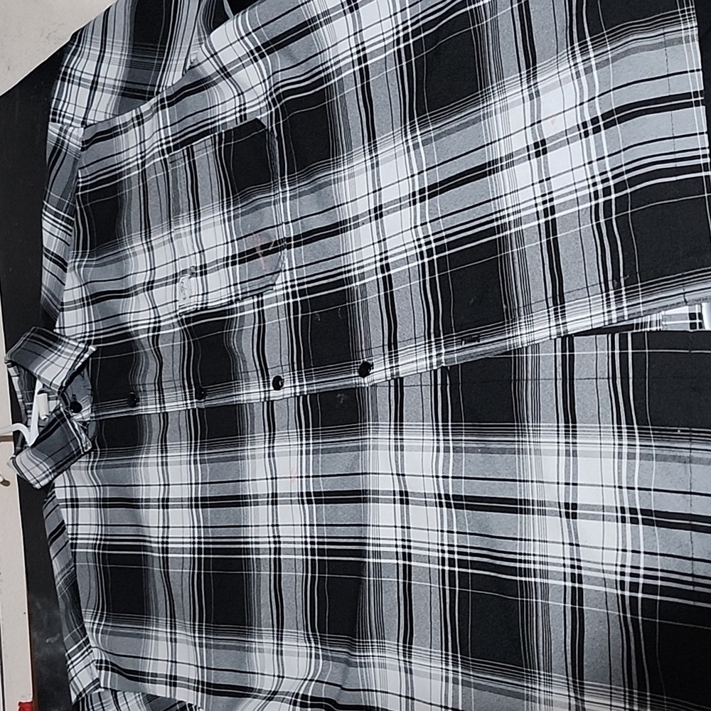 CalTop Short Sleeve plaid print